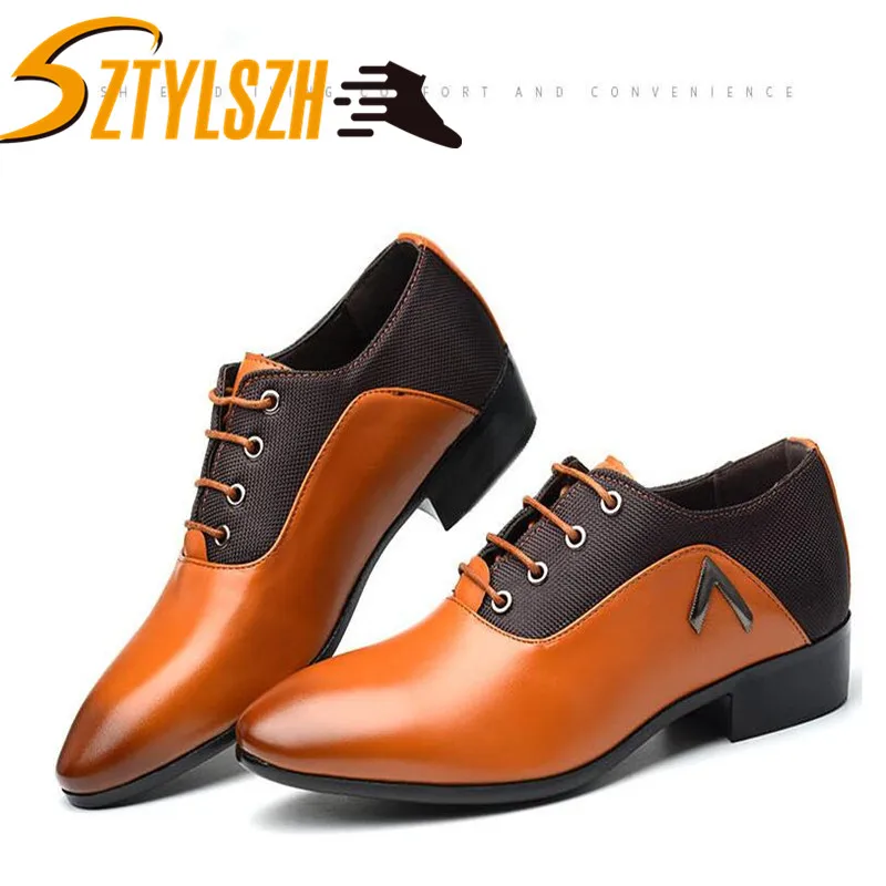 Брендовая мужская обувь Высококачественные оксфорды в британском стиле Мужские