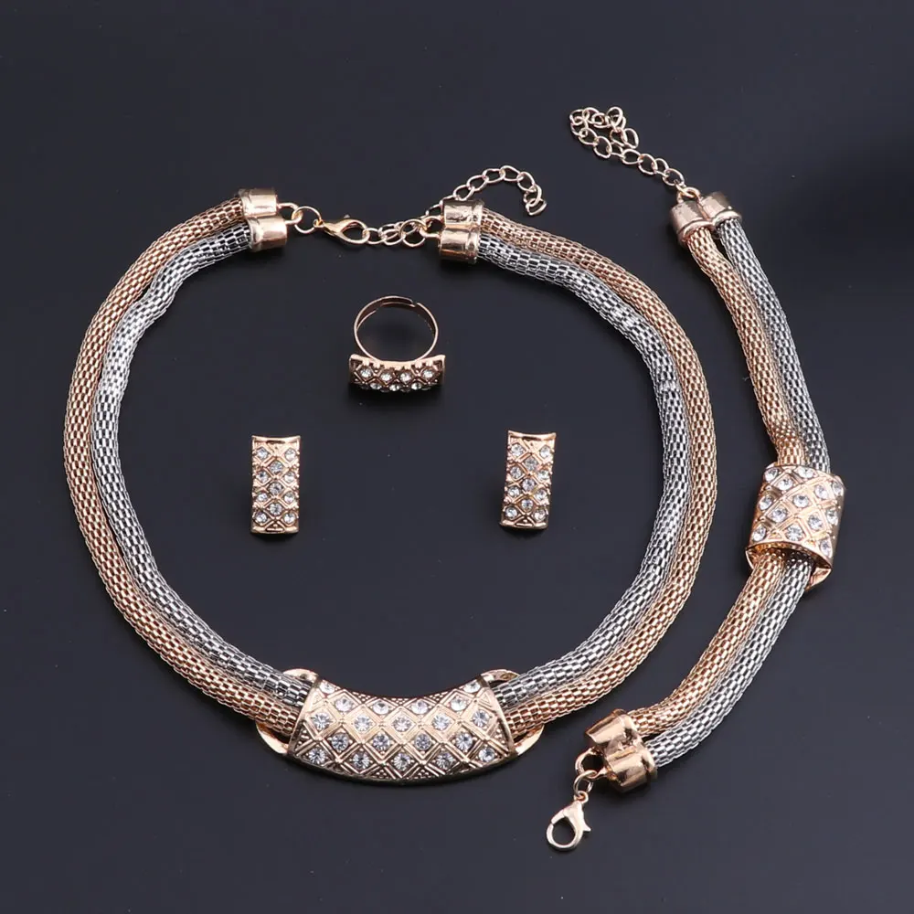 OEOEOS ювелирные наборы нигерийские бусины женские изделия набор модные свадебные