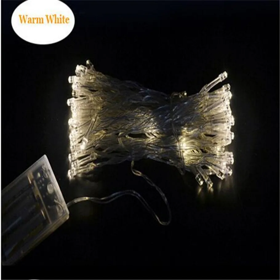 8 м 50 LED на батарейках светодиодные фонари игра для рождества венок вечеринки