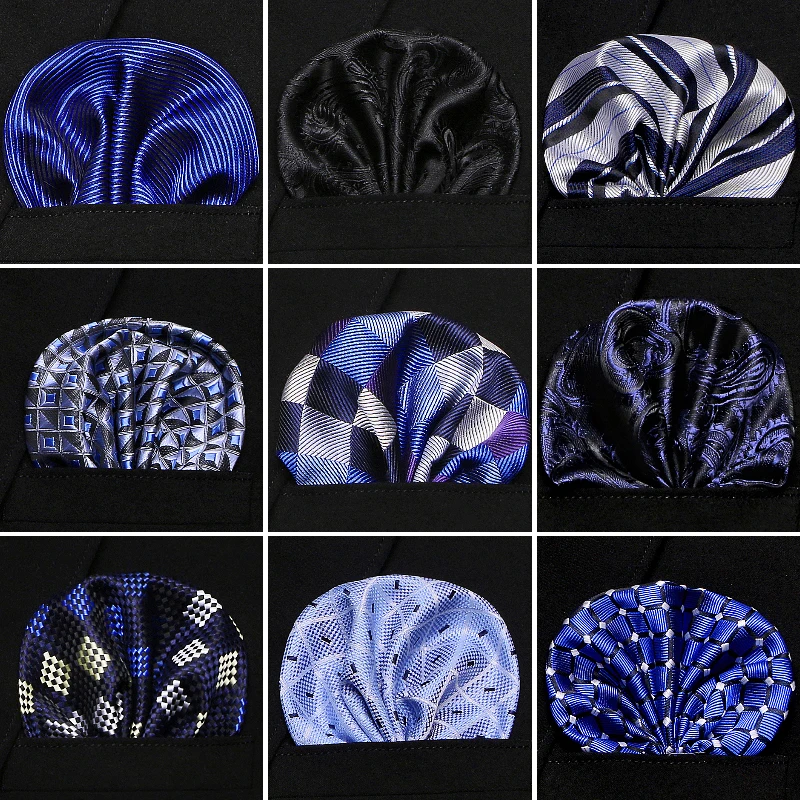 

Носовой платок мужской, жаккардовый, Шелковый, 22 х22 см