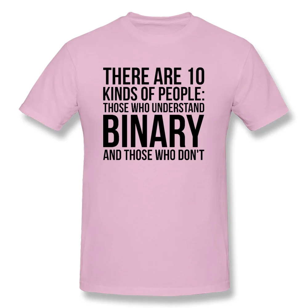 Понять двоичных или не футболки новые мастер Для мужчин футболка смешные Говоря