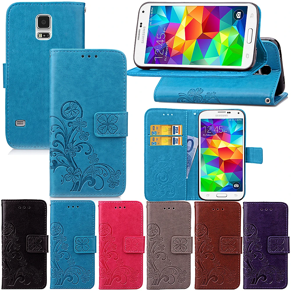 Для Samsung Galaxy J5 J1 J2 J3 A3 A5 A7 2016 2017 Prime большое ядро Цветочный принт чехол портмоне из