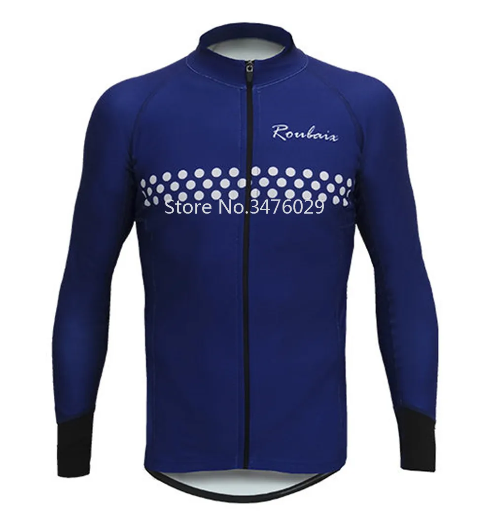 Winter Cycling Clothing Pro Team Thermal Fleece Cycling Jersey Long Sleeve Bike Jacket Maillot Ciclismo Bicycle Shirt Cycle Coat - Цвет: pic color