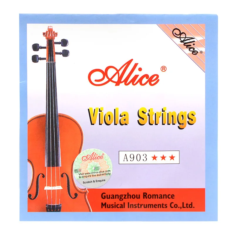 Алиса A903 никель Серебряная рана Альта струны 1 4 набор из струн|string set|strings alicealice