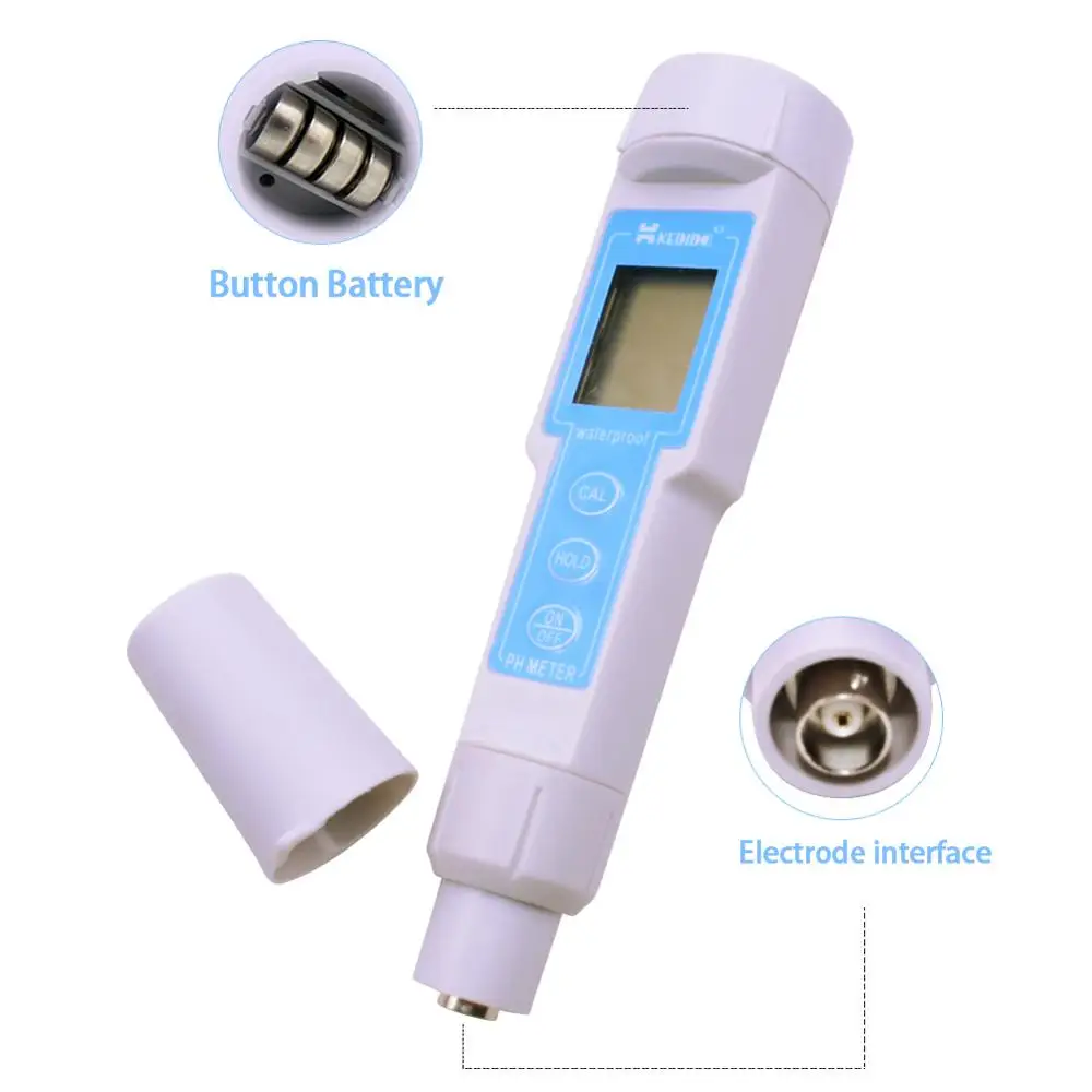 Yieryi CT-6020A High Precision Waterproof LCD Digital PH Meter and Temperature Double Display Aquarium Fish Tank Water | Инструменты