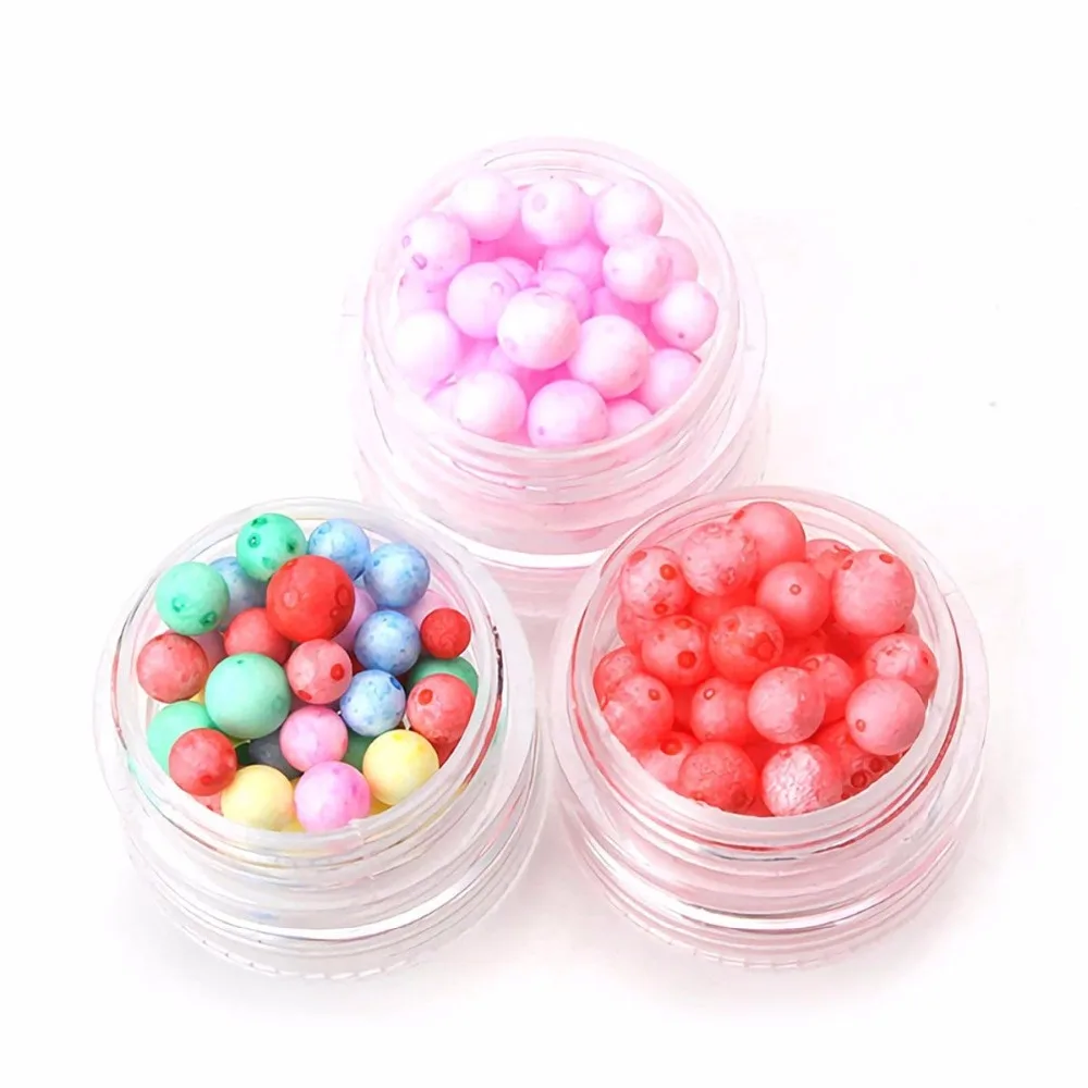 Красочные пенопластовые шарики для Slime вечерние украшения гранулы полистирола
