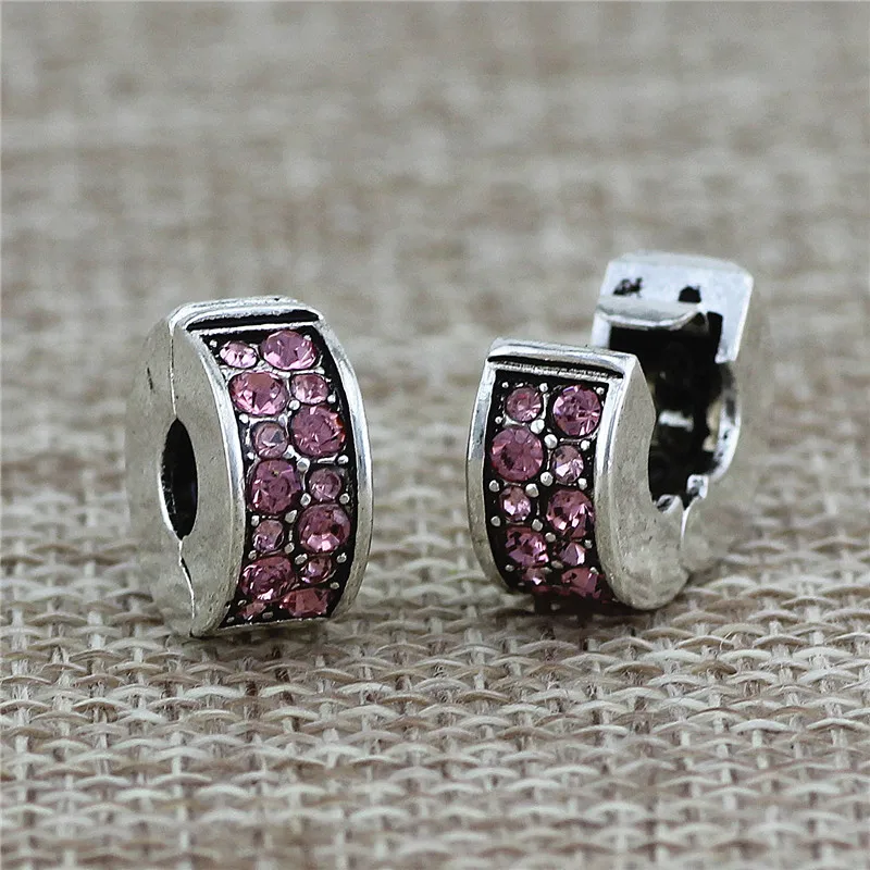 5 стилей безопасности Пробка pave cz подходит для стиля браслетов pan бусы