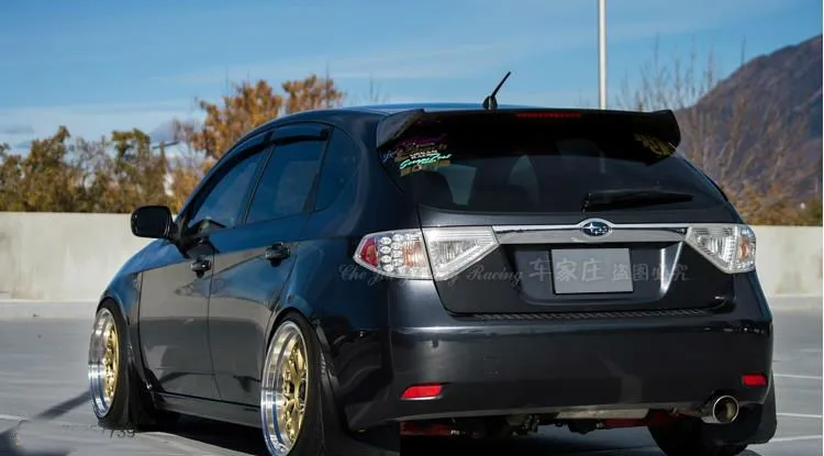 OEM Стиль Реальные углеродного волокна автомобиля задний спойлер на крыше для Subaru Impreza WRX STI X 10 GRB GRF GVB GVF 2008-2011 хэтчбек