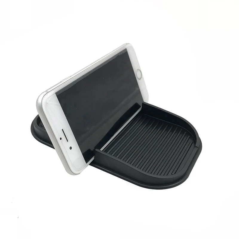 Автомобильный нескользящий коврик резиновая Мобильная липкая палочка полка для