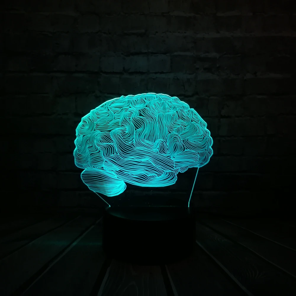 Новинка, USB зарядка, 3D Визуальный светодиодный светильник, 7 цветов, креативный домашний декор, настольный ночник, светильник для спальни, праздничный подарок для друзей