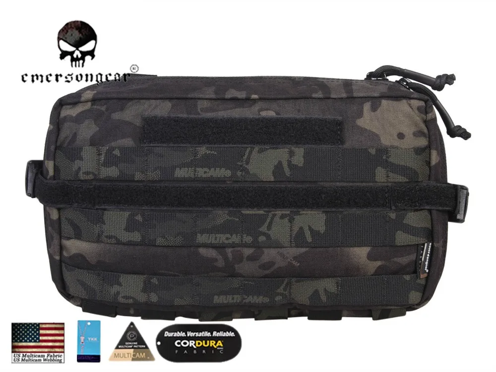 Emerson gear Fight Многофункциональный Универсальный Чехол Molle военное снаряжение нейлоновая поясная сумка мультикам черный EM8347MCBK