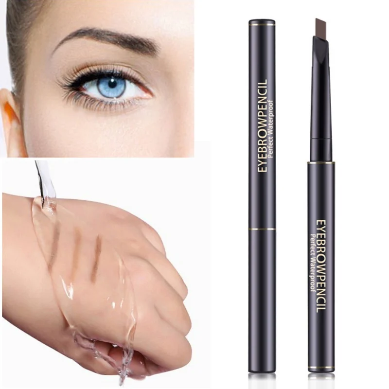 Водостойкий черный коричневый карандаш для бровей косметика тинт макияжа