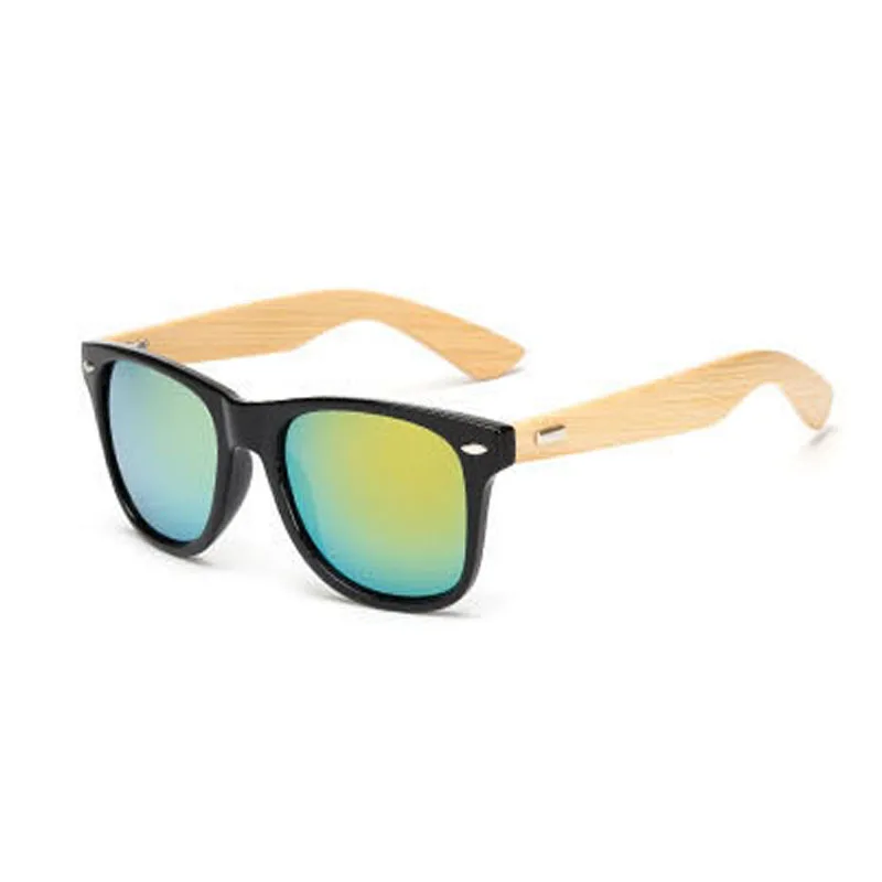 16 цветов деревянные солнцезащитные очки мужские бамбуковые женские брендовые