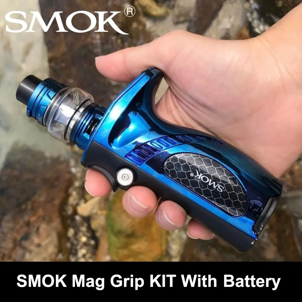 SMOK Mag Grip 100 Вт Mod Kit 5 мл TFV8 Baby V2 бак испаритель S1 S2 катушка 85 Box электронная сигарета VS