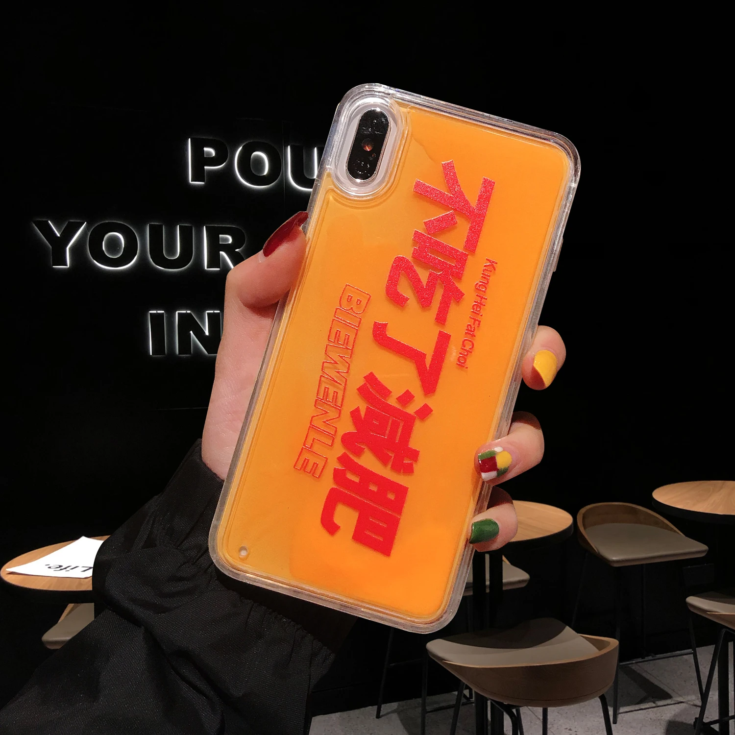 Liquid Sand Quicksand Luminous Case For iphone 6 7 8 Plus X XR XS MAX Back Cover 6plus 7plus 8plus XSMax Hard Noctilucous Cases | Мобильные