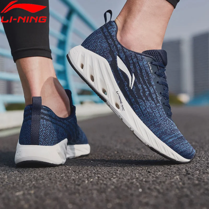 Li-Ning мужские кроссовки LN ARC с подкладкой из дышащей пряжи, спортивные кроссовки ARHN083 XYP805