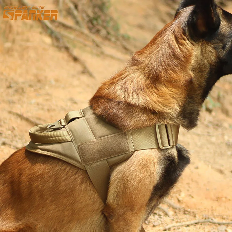 Отличный Элитный шпанкер Тактический поводок для собак K9 тренировочный жилет