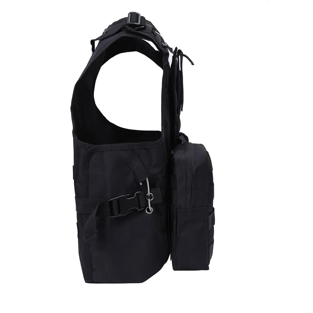 Многофункциональный тактический жилет амфибия Molle Plate Carrier Черный Боевой Военный