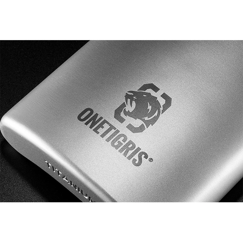 OneTigris титановая фляжка здоровая бутылка для напитков на открытом воздухе кемпинг