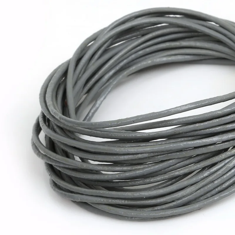 1 5 мм веревка из натуральной кожи разные цвета метров шнур для одежды и обуви