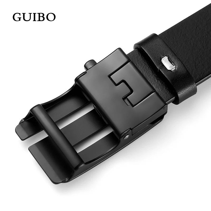 GUIBO 2018 пояса из натуральной кожи для мужчин высокого качества Коричневые