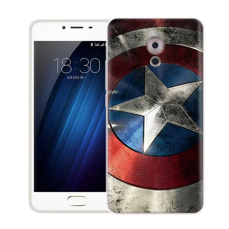 Meizu Pro 6 Plus чехол мультфильм Пластик прозрачный пограничной задняя крышка