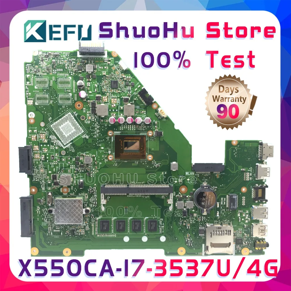 KEFU X550CA для ASUS X550CC R510C Y581C X550C X550CL Процессор I7 4GMemory материнская плата ноутбука
