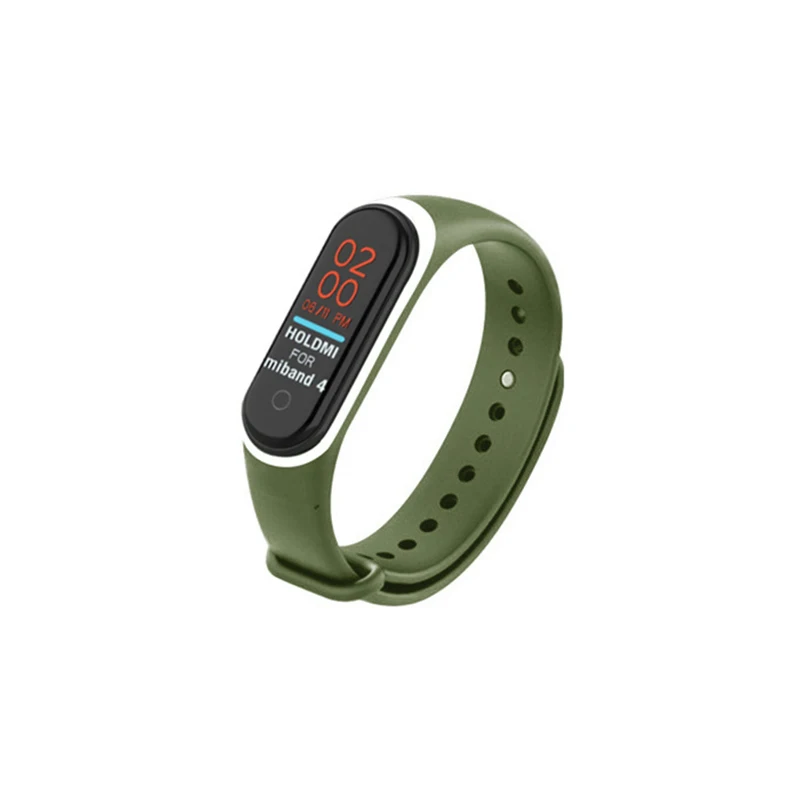 T Цветной силиконовый ремешок на запястье для mi band 4 для Xiaomi mi Band 4 браслет mi band 4 аксессуары для ремешка - Цвет: T