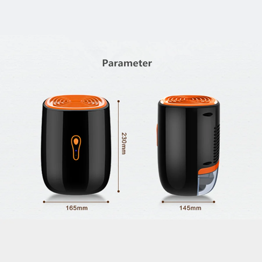 

800ml Electric Air Dehumidifier For Home 25W Mini Household Dehumidifier Portable Cleaning Device Air Dryer Moisture Absorber