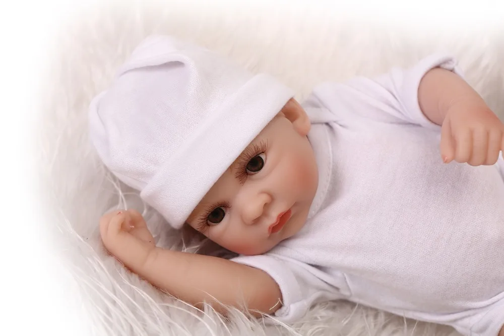 Реалистичная мягкая Анатомически правильная Кукла reborn Baby Boy 10 дюймов|girl trunk|doll