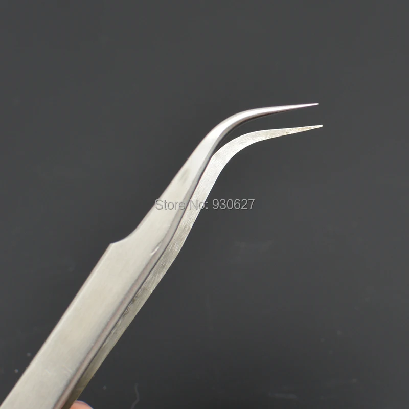Новый Немагнитный Пинцет из нержавеющей стали Изогнутый пинцет брендовый