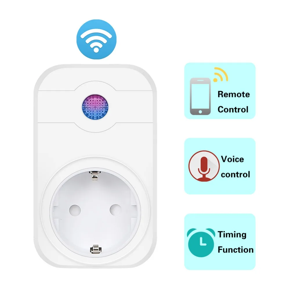 Smart Alexa outlet LEMAIKJ Wi Fi умная розетка Amazon (эхо и эхо в горошек) IFTTT функция смартфон
