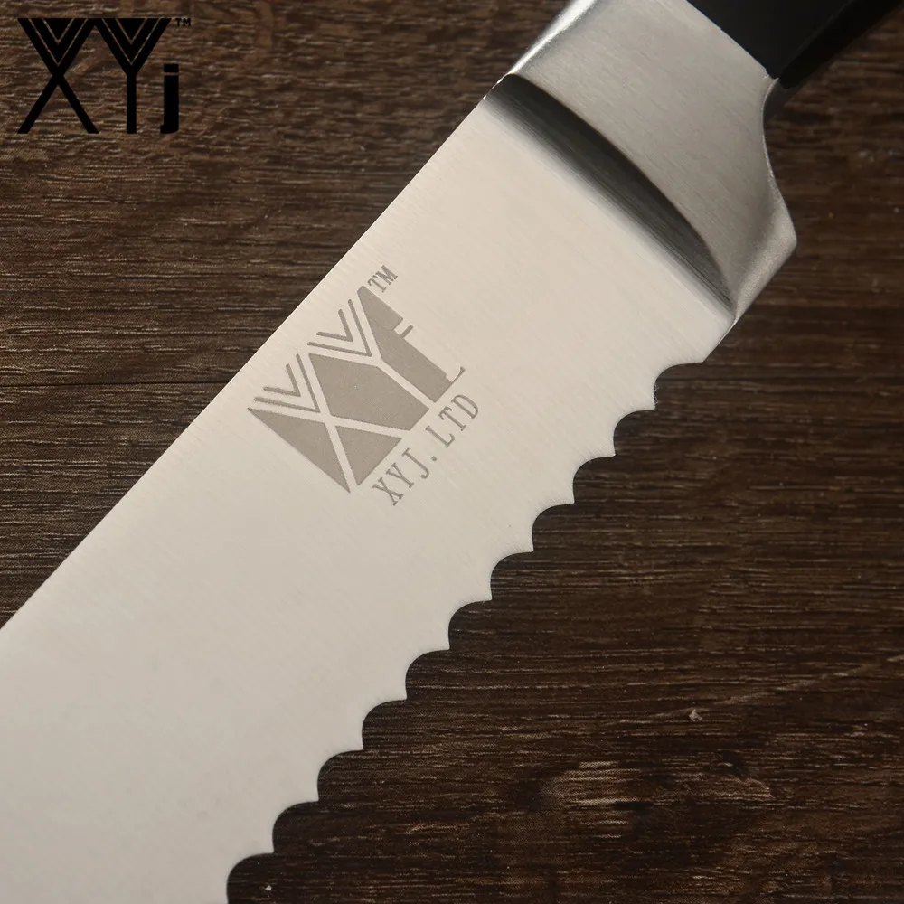 XYj 8 дюймов нож для хлеба из нержавеющей стали кухонный сыра режущий инструмент