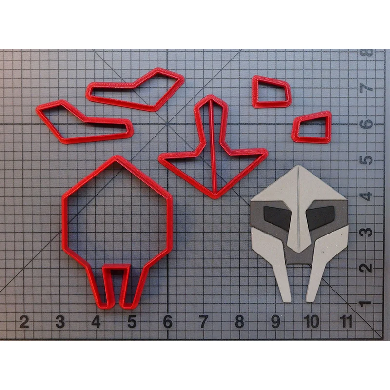 MF Doom маска резак для печенья помадка персонажа лица на заказ 3D печать набор