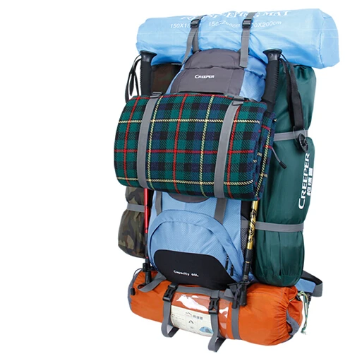 Мужской Дорожный рюкзак Creeper синий нейлоновый с водоотталкивающим покрытием на 45