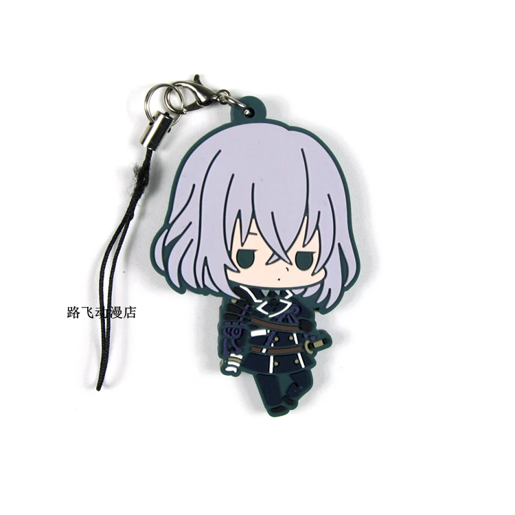 Touken Ranbu Online Ishikirimaru Kashuu Kiyomitsu tsurвнешu Kuninaga Mikazuki Munechika экшн-фигурка резиновый брелок