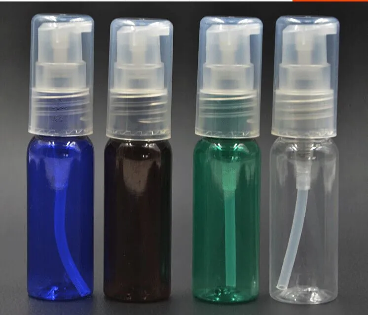 20 шт./лот мл маленький синий янтарный Зеленый Прозрачный флакон для лосьона