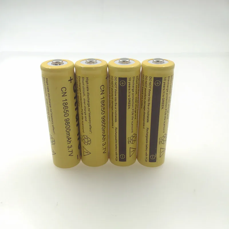 18650 Батарея 3,7 V 9800mAh перезаряжаемая батарея liion для светодиодного фонарика фонарь литиевая батарея