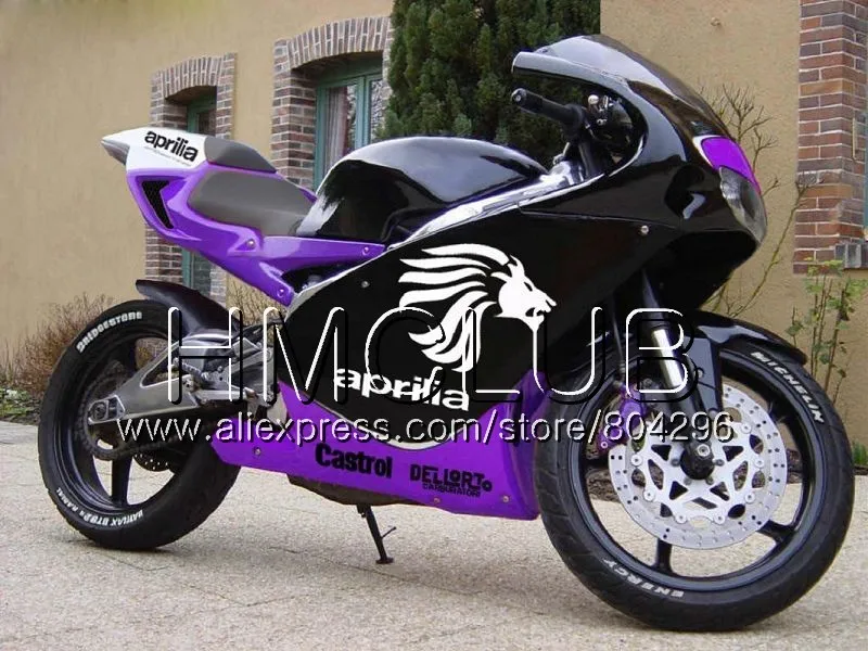 No. 11 Purple RS4 для Aprilia RS 125 99 00 01 02 03 04 05 122HM26 желтого и красного цветов, RSV125R RS-125 RSV125 R 1999 2000 2001 2002 2003 2005 обтекатели - Цвет: No. 11 Purple