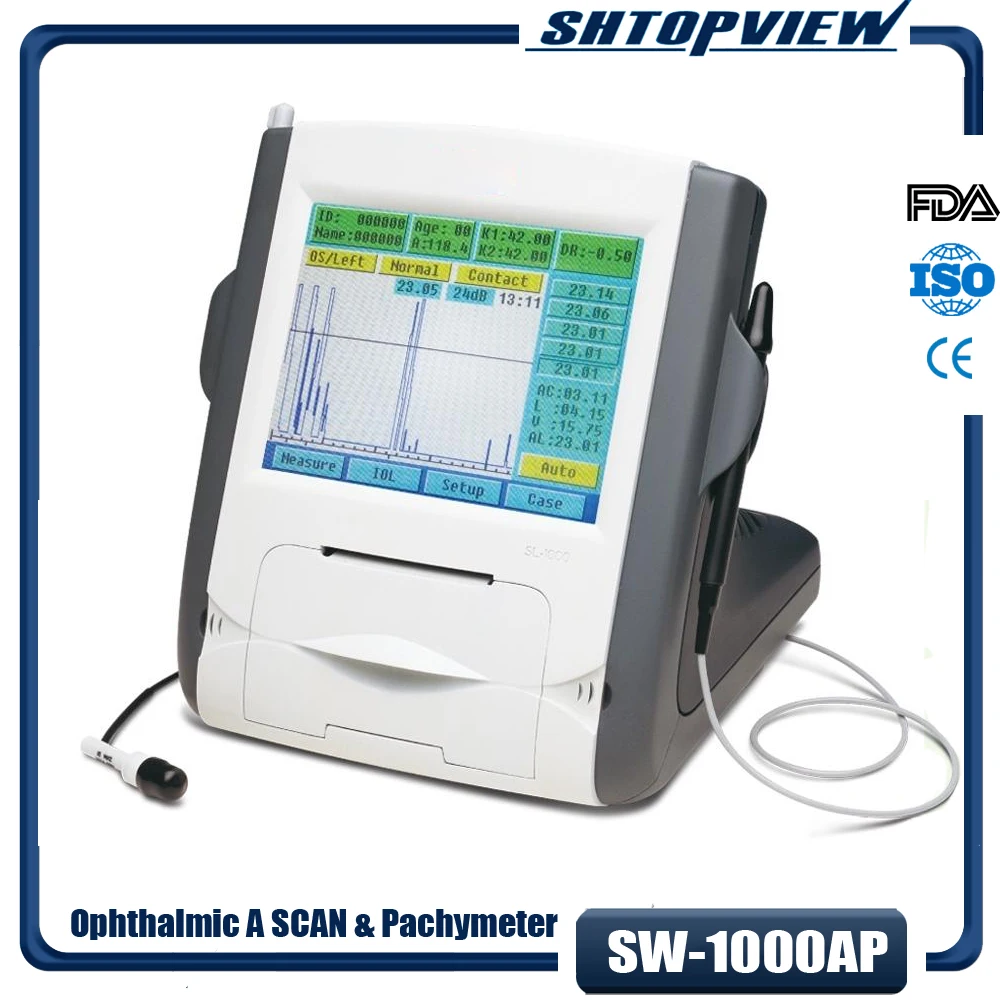 SW-1000AP Китай Профессиональный офтальмологический сканер A и Pachymeter | Инструменты