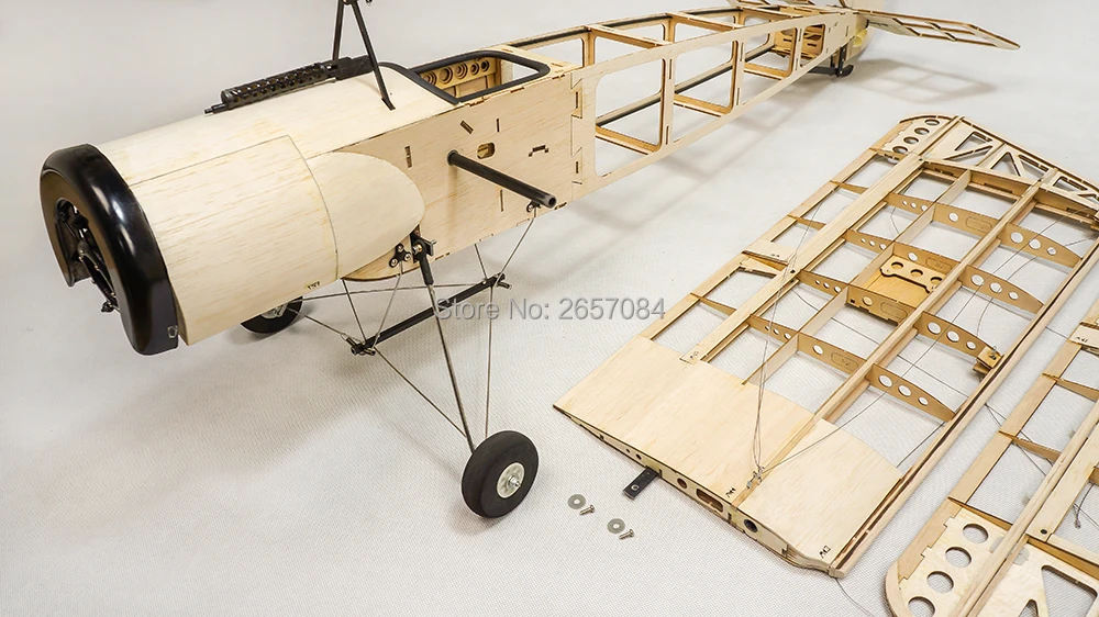 Радиоуправляемые модели самолетов лазерный масштаб 1200 мм Fokker E. III Eindecker WW1 Fighter Balsa деревянный строительный комплект деревянная модель деревянный самолет