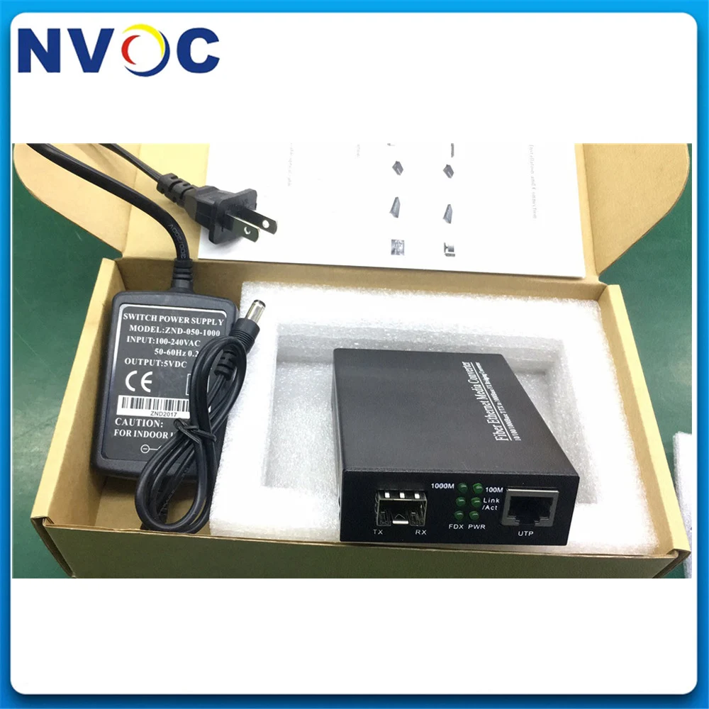2 шт./лот 1000 Мбит/с гигабитный SFP GPON/OLT медиаконвертер оптоволоконный к RJ45
