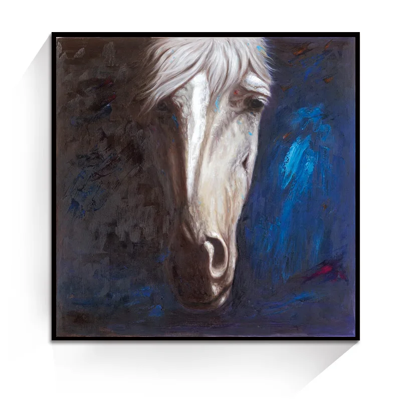1 Piece Abstract Horse Wall Art Painting Home Decoration For Bedroom Animal Calligraphy Living Room | Дом и сад