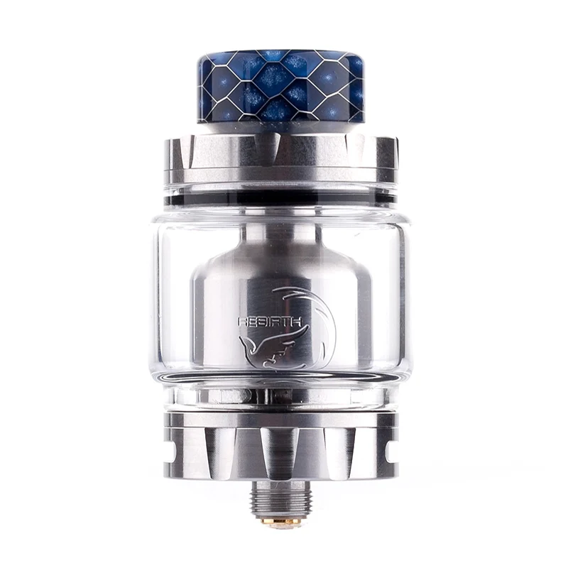 Новинка вейп бак helvape Rebirth RTA диаметром 25 мм 2 мл с полимерными наконечниками 810 для