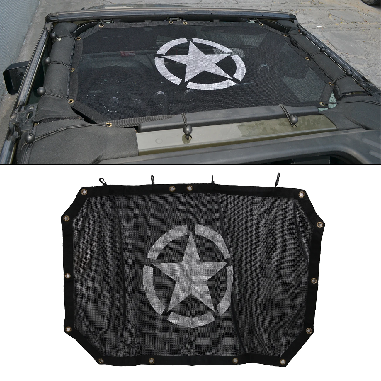 Внешние части автомобиля крыша люк на крыше Военная армейская звезда