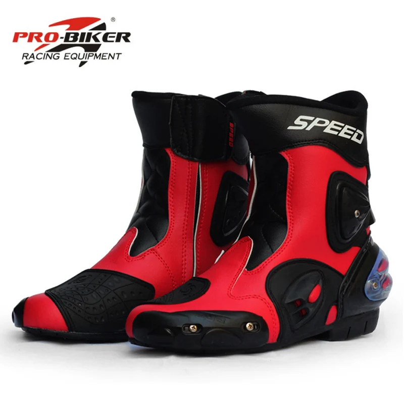 PRO BIKER/мотоциклетные ботинки с защитой по щиколотку Обувь для езды на мотоцикле