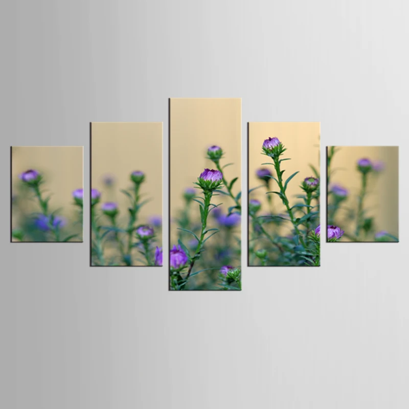 

Печать на холсте Живопись на холсте настенная живопись на заказ с фиолетовыми цветами и Афиша Фотографии для Гостиная домашний декор рамки ...