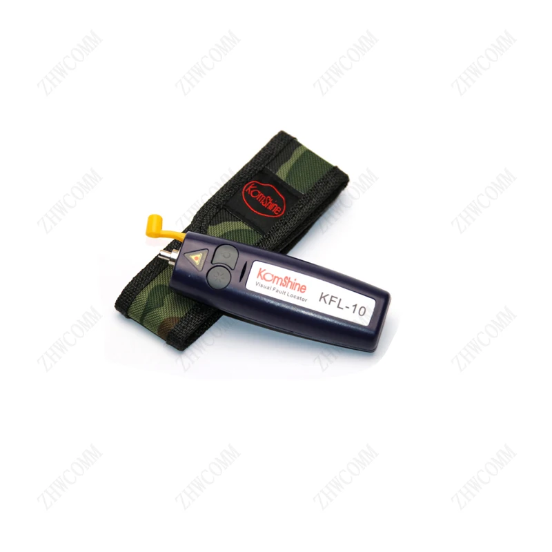 

Handheld KFL-10 Black Fiber Optic Visual Fault Cable Tester, FTTH 650+10nm Fiber Cable Tester 5/10/20/30MW Break Checker