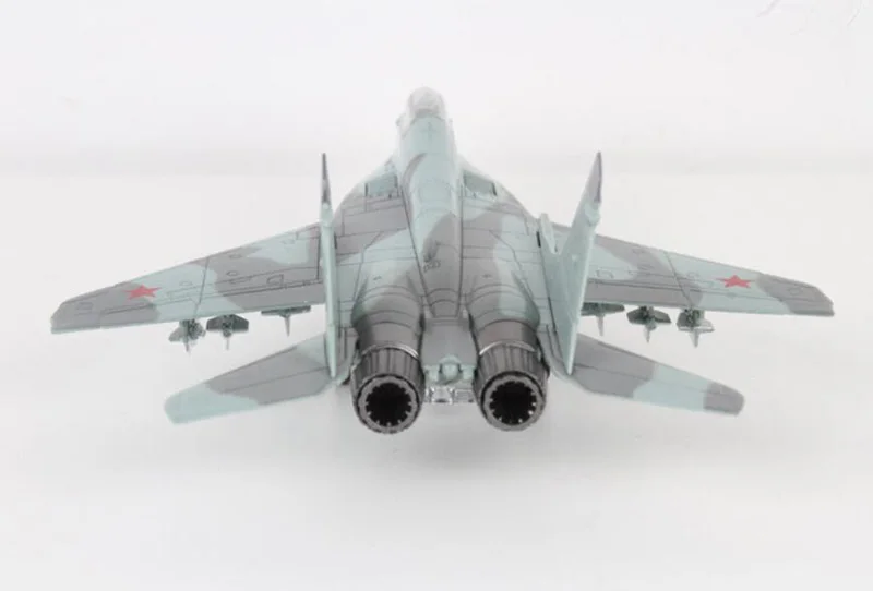 Модель 1/100 года MIG29, модели летательных аппаратов для взрослых и детей из Российской Федерации, ВВС и советских ВВС, игрушки для демонстрации