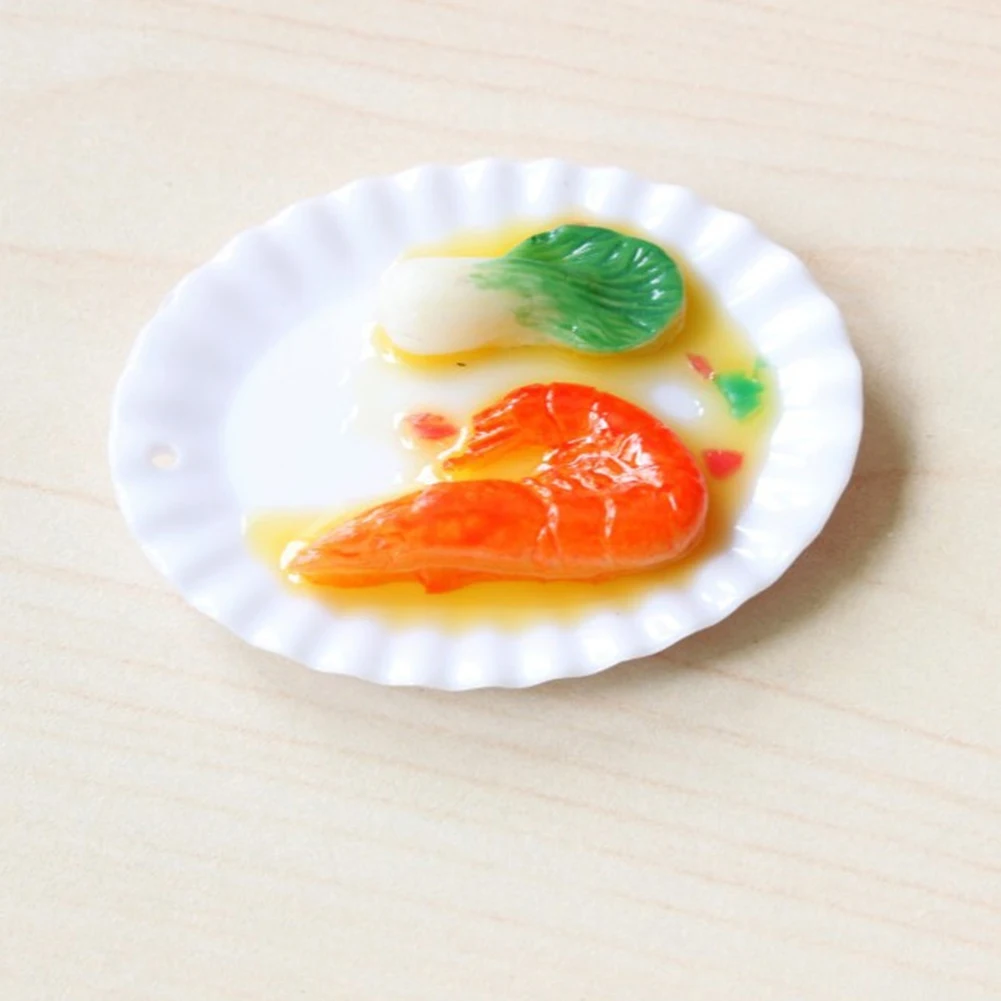 Поднос для кукольного домика 18 шт. миниатюрная тарелка еды кухонная декоративная